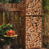 GrillSymbol Corten Steel Firewood Rack WoodStock L 60*37*170 cm